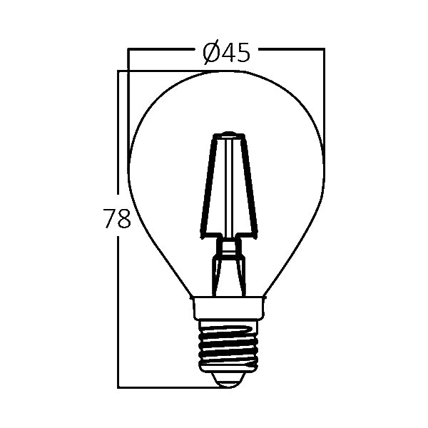 BRY-ADVANCE-4W-E14-P45-CLR-3000K-LED SIJALICA