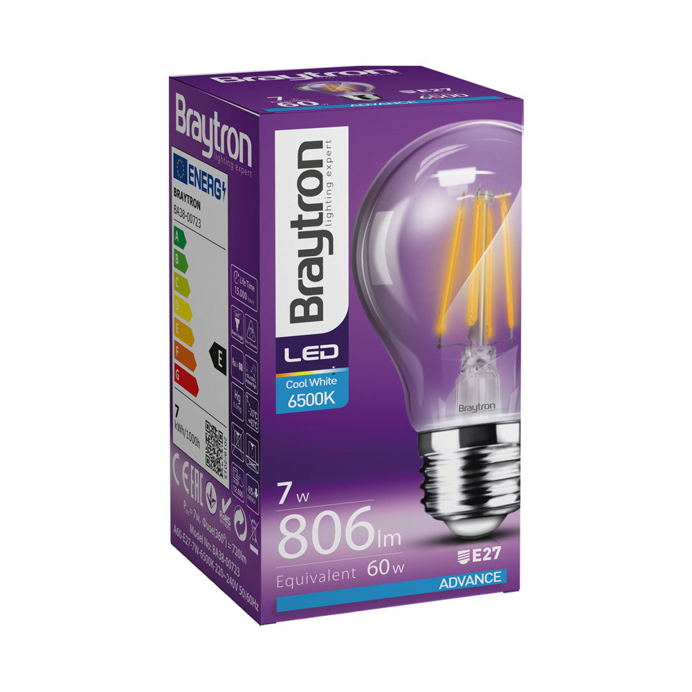 BRY-ADVANCE-7W-E27-A60-CLR-6500K-LED SIJALICA