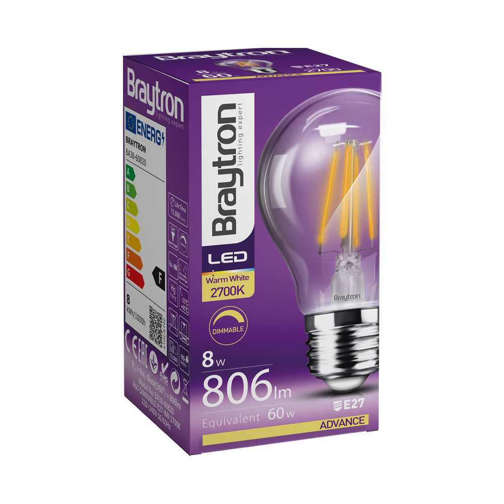 BRY-ADVANCE-8W-E27-A60-DIMABILNA-3000K-SIJALICA