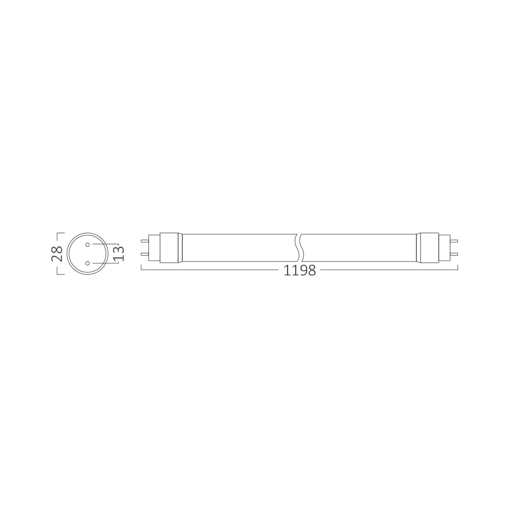 BRY-ADVANCE-18W-G13-DB-T8-GLS-6500K-LED CEV