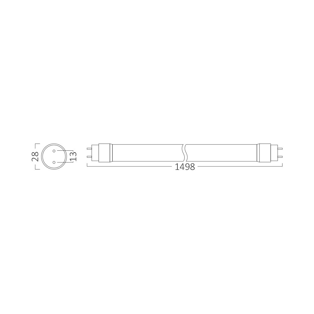 BRY-ADVANCE-24W-G13-DB-T8-GLS-4000K-LED CEV