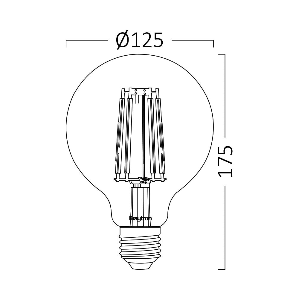 BRY-ADVANCE-6W-E27-G125-AMB-2200K-LED SIJALICA