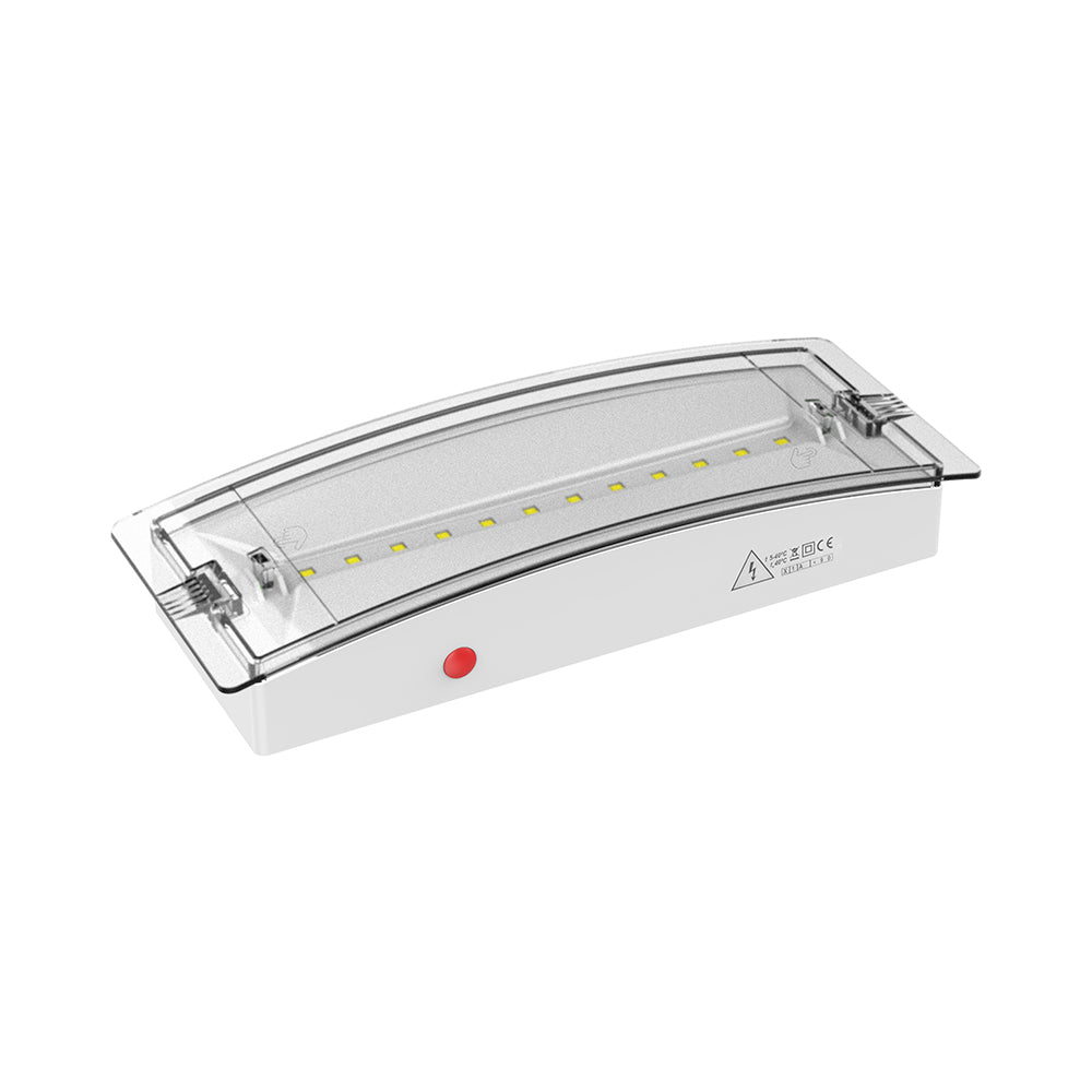 BRY-EXIT-LED-3W-DUAL-IP54-BELA-PANIK SVETILJKA