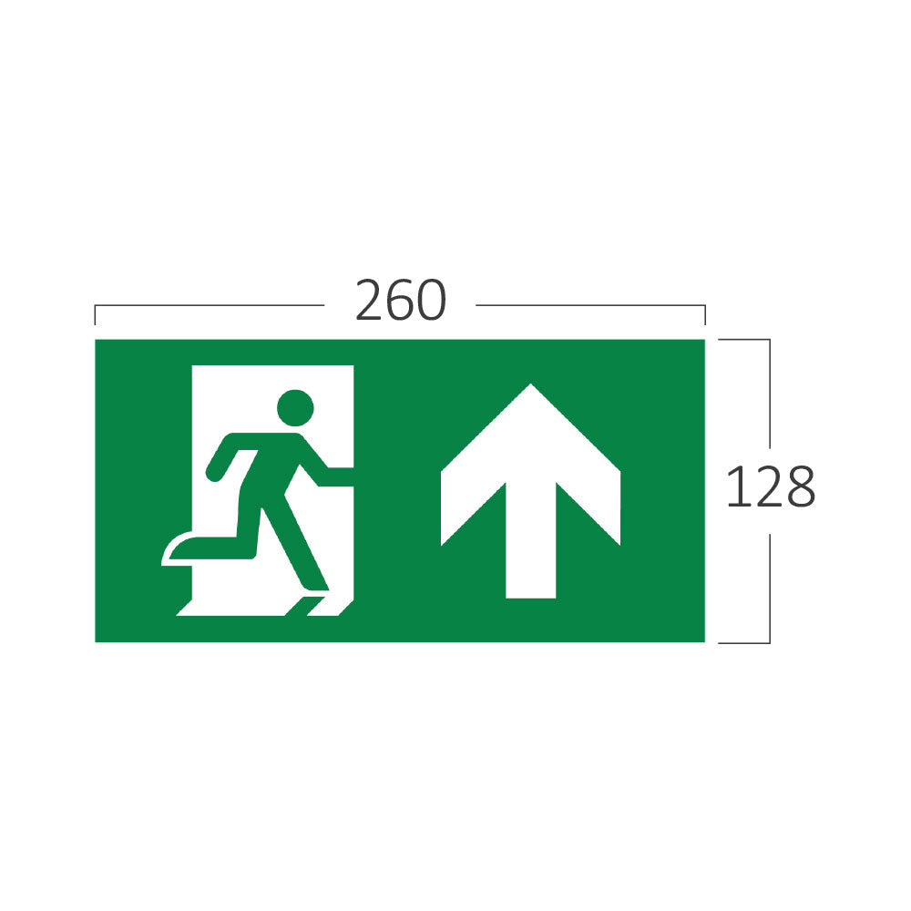 BRY-EXIT ZNAK-GORE -PVC