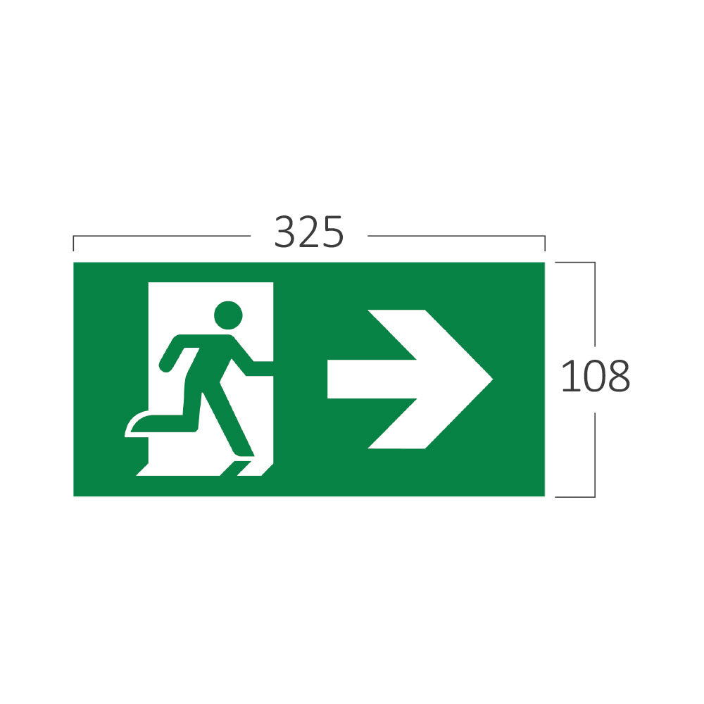 BRY-EXIT ZNAK-LEVO/DESNO-NALEPNICA