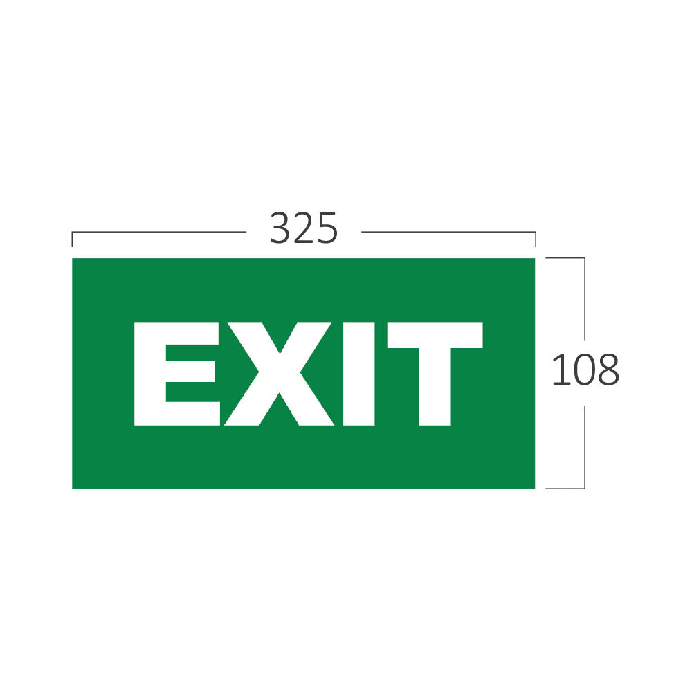 BRY-EXIT ZNAK-IZLAZ NALEPNICA