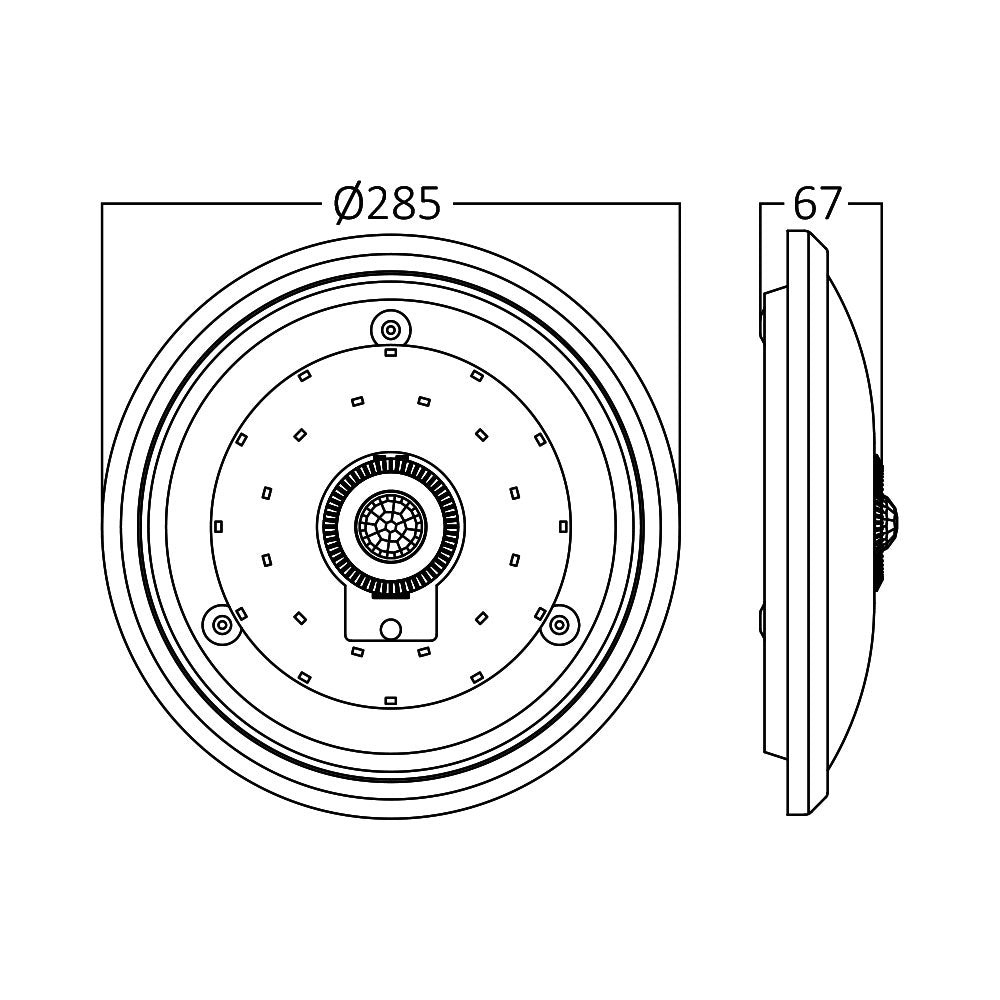 BRY-SENSA-15W-SNS-4000K- LED PLAFONJERA