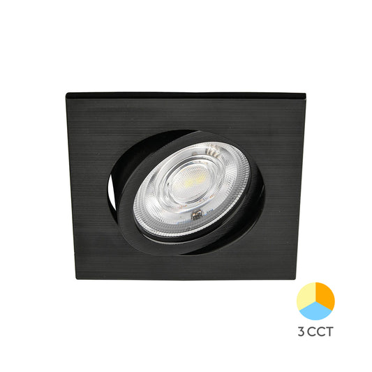 BRY- G3-7W-SQR-CRNA-3U1- LED SPOT SVETILJKA
