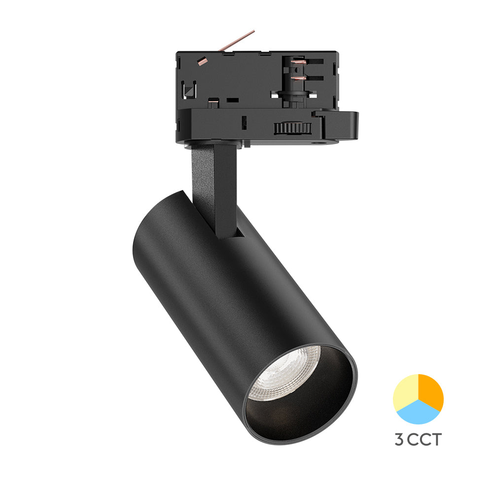 BRY-SHOPLINE-P15-15W-CRNI-3U1-TROFAZNI ŠINSKI REFLEKTOR
