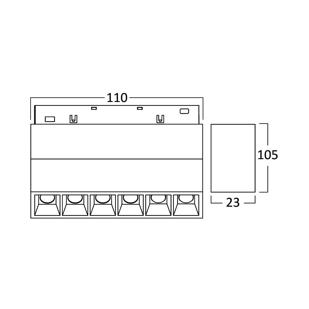BRY-WSL110-6W-48VDC-4000K-CRNA-MAG.LINEARNA SVETILJKA