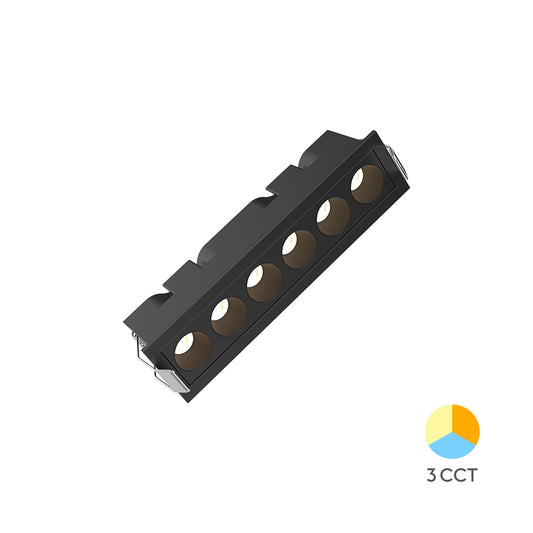 BRY-LINEX-LN6-9W-3CCT-CRNA-LED LINEARNA SVETILJKA