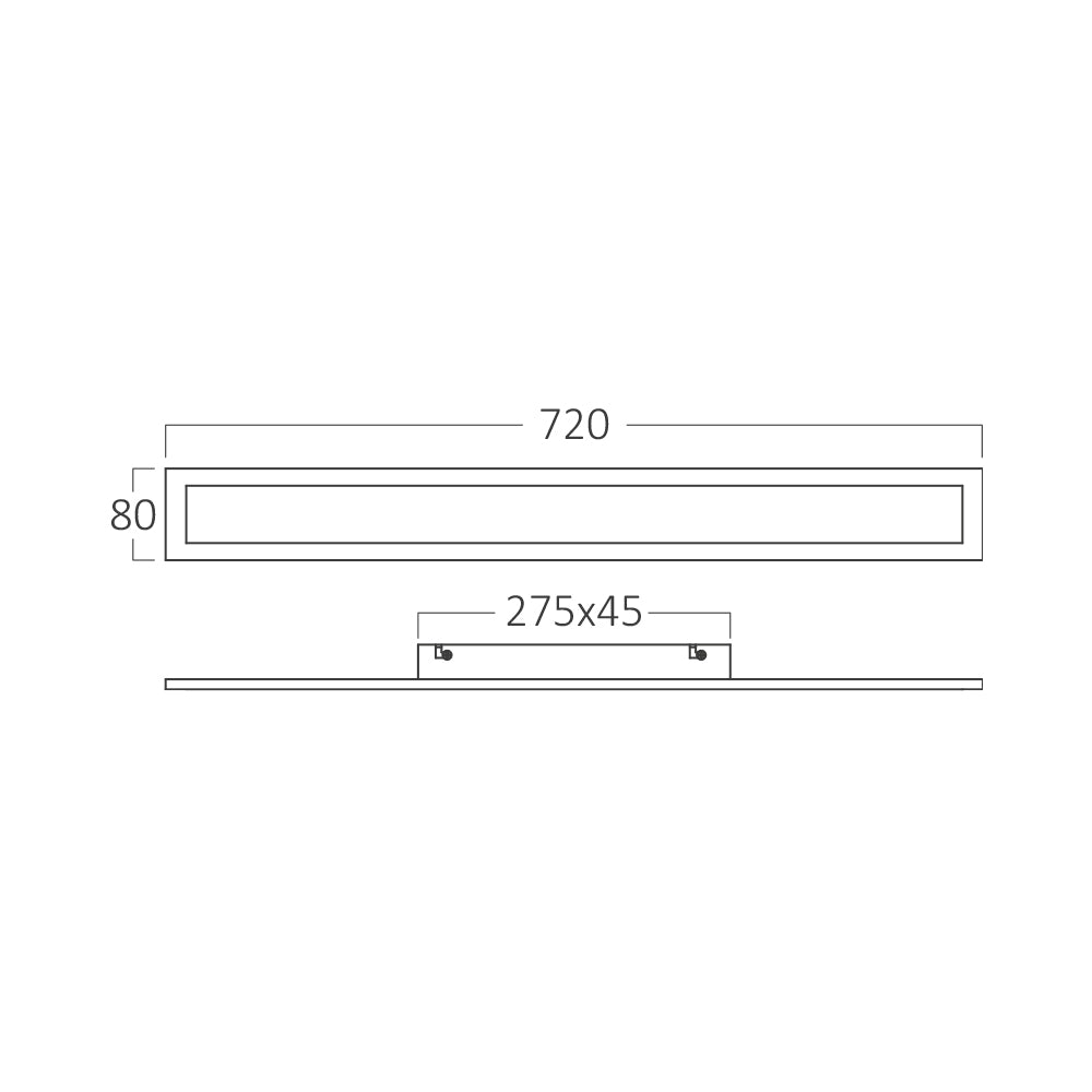 BRY-LINE-75-18W-3000K-CRNA-IP54-LED ZIDNA SVETILJKA