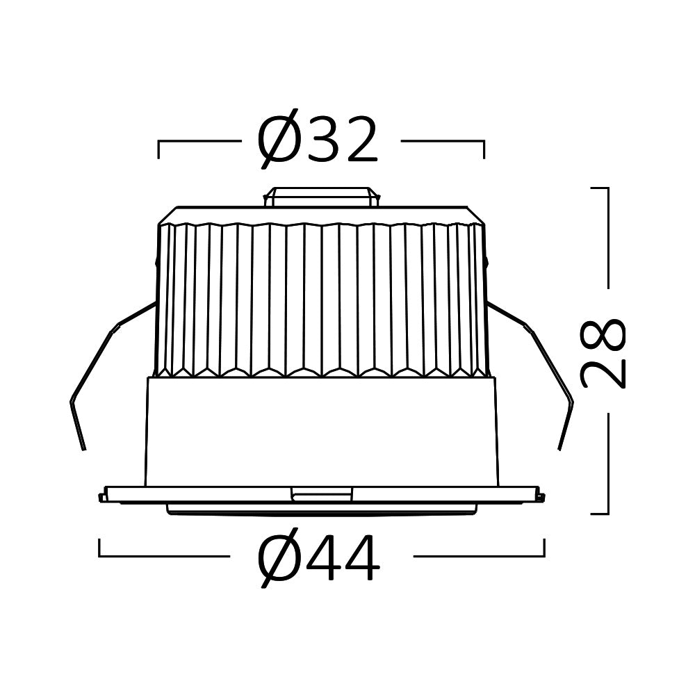 BRY-A-3W-38D-3C-6500K-IP54-LED MINISPOT SVETILJKA