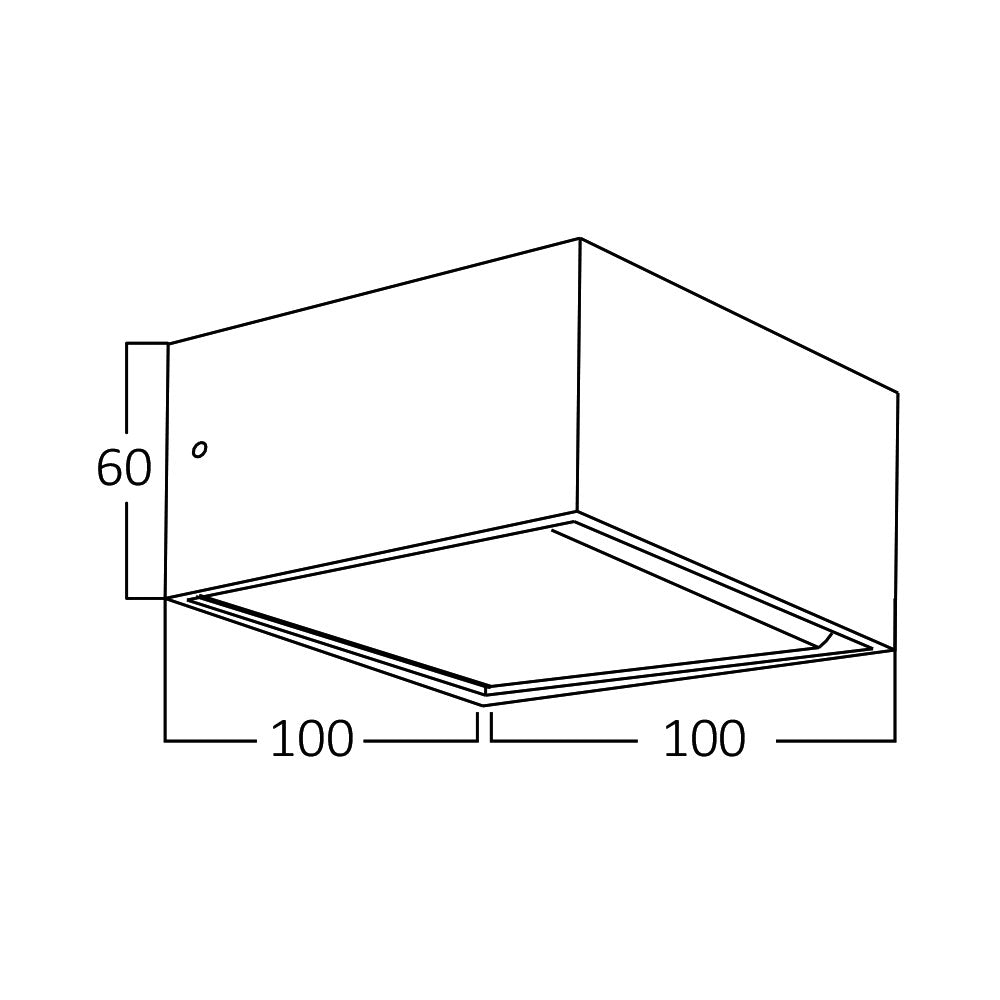 BRY-AVVA-WL02-8W-KVADRATNA-BELAT-3000K-LED ZIDNA SVETILJKA
