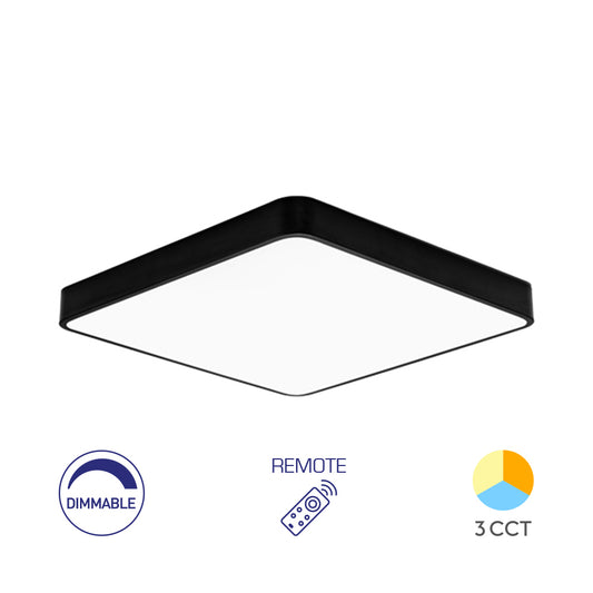 BRY-BLADE-SS-KVADRATNA-CRNA-45W-LED PLAFONJERA SA DALJINSKOM KOMANDOM