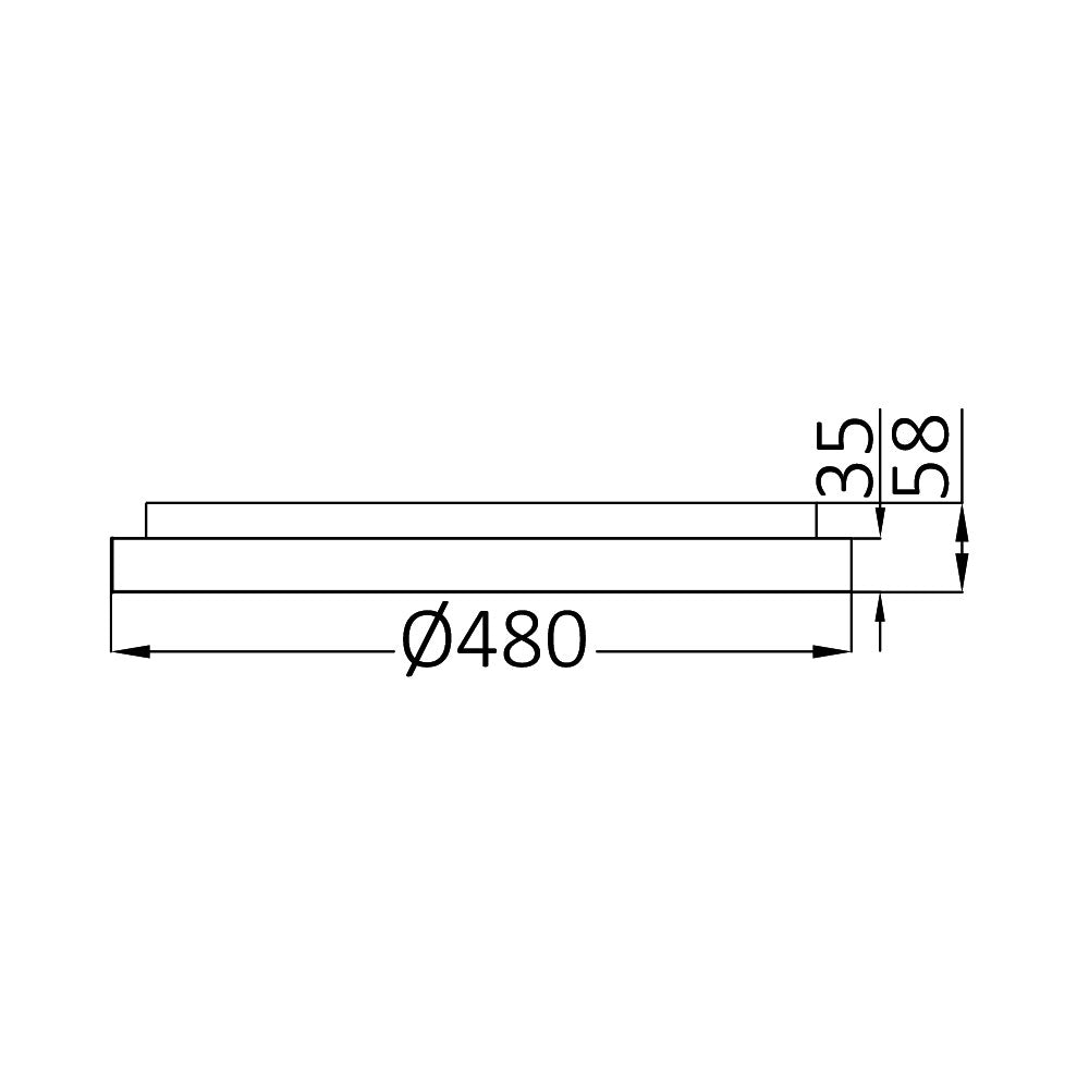 BRY-BELLA-SLS-SR-OKRUGLA-CRNA-36W-3U1-IP20-LED PLAFONJERA