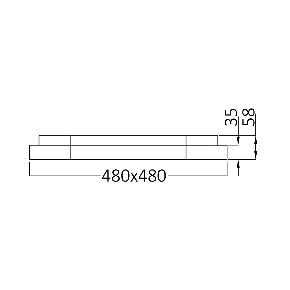 BRY-BELLA-SLS-SR-KVADRATNA-BELA-36W-3U1-IP20-LED PLAFONJERA