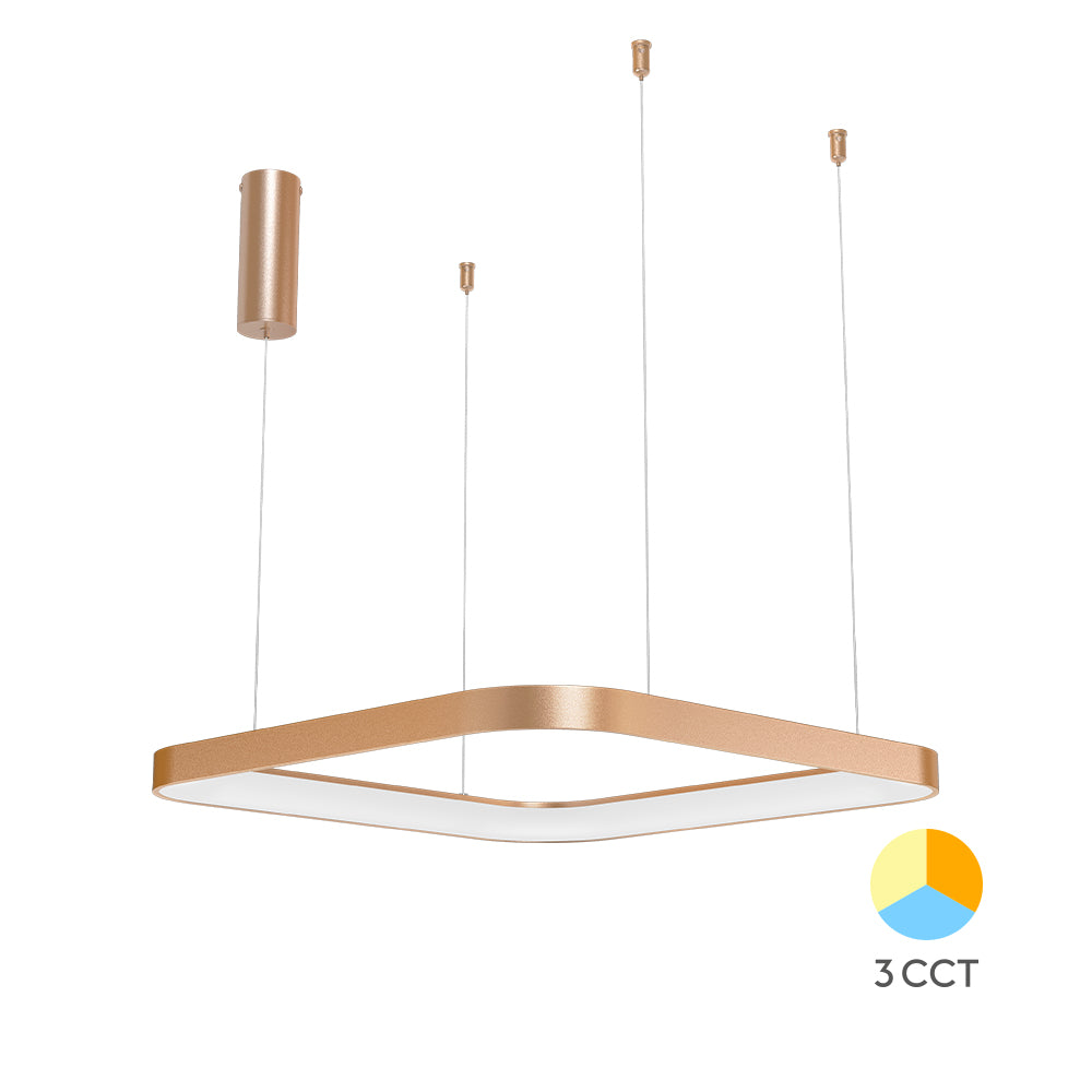 BRY-BELLA-SLP-PD-KVADRATNA-ZLATNA-46W-3U1-IP20-LED VISILICA