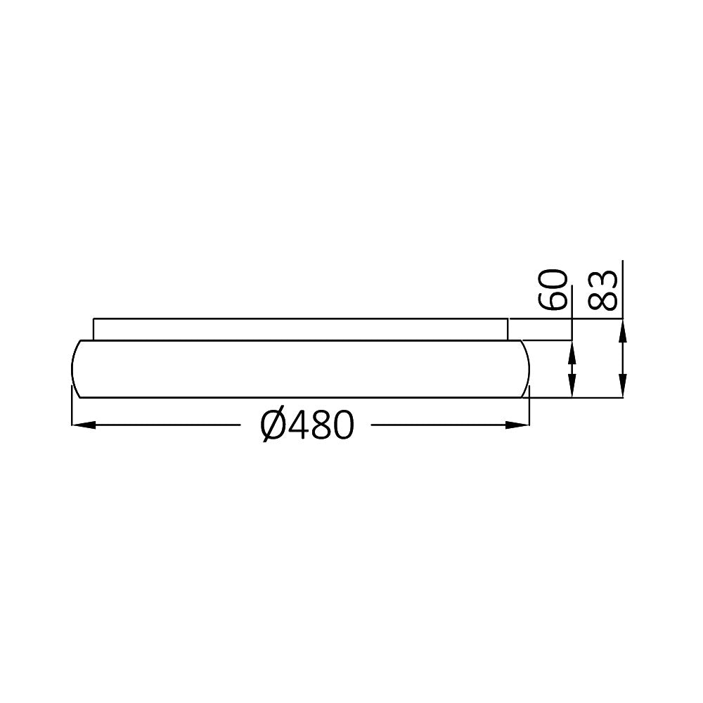 BRY-BELLA-MLS-SR-OKRUGLA-CRNA-36W-3U1-IP20-LED PLAFONJERA