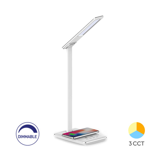 BRY-LB145-5W-BELA-DIMABILNA-STONA LAMPA + WIRELESS PUNJENJE