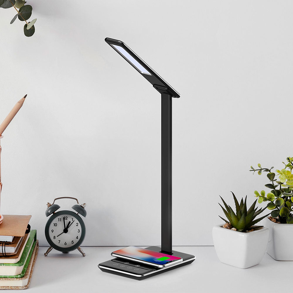 BRY-LB145-5W-CRNA-DIMABILNA-STONA LAMPA + WIRELESS PUNJENJE