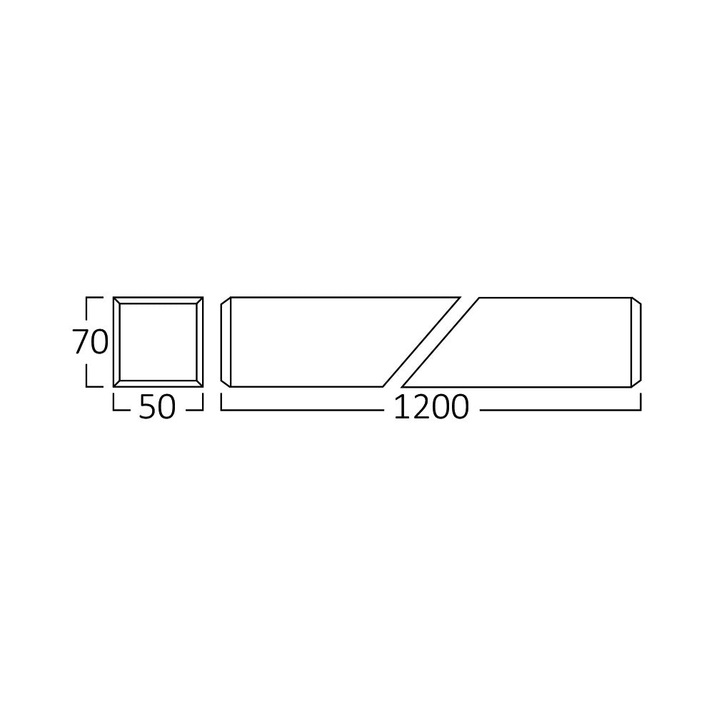 BRY-LINEA-5070-1.2MT-36W-CRNA-3000K-LINEARNA SVETILJKA