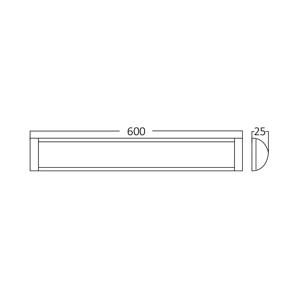 BRY-PROLINE-18W-0.6MT-3000K-LED ZIDNA SVETILJKA