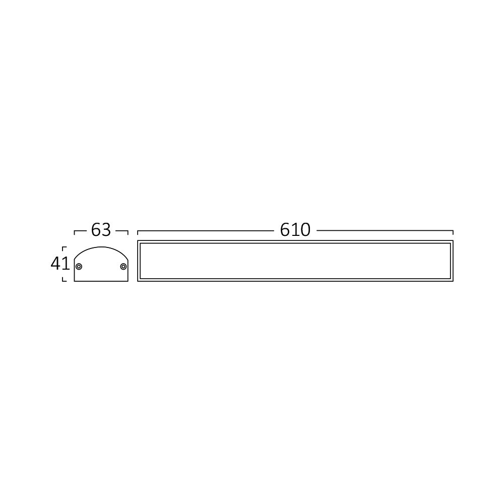 BRY-PROLINE-P-20W-0.6MT-SIVA-4000K-LED ZIDNA SVETILJKA