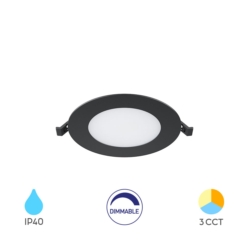 BRY-SMD-CRP-6W-KRUG-DIMABILNI-4INC-CRNI-3U1-UGRADNI LED PANEL