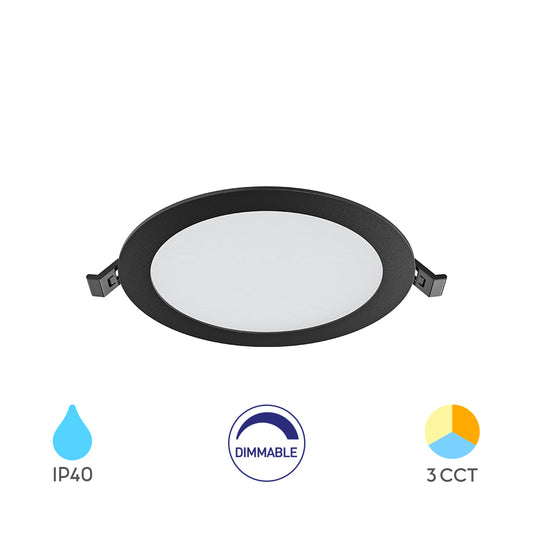 BRY-SMD-CRP-12W-KRUG-DIMABILNI-8INC-CRNI-3U1-UGRADNI LED PANEL