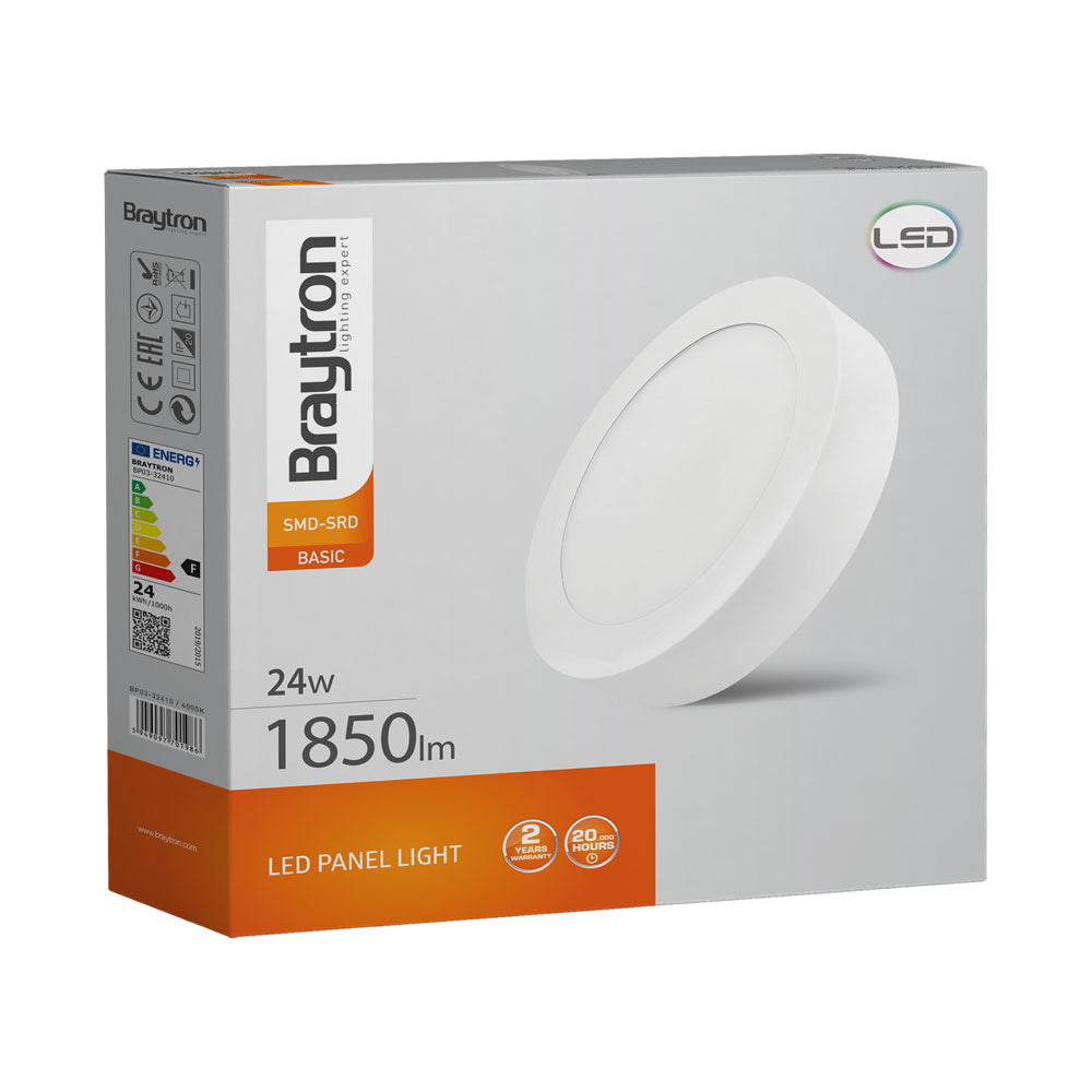 BRY-SMD-SRD-24W-OKRUGLI-BELI-4000K-NADGRADNI LED PANEL