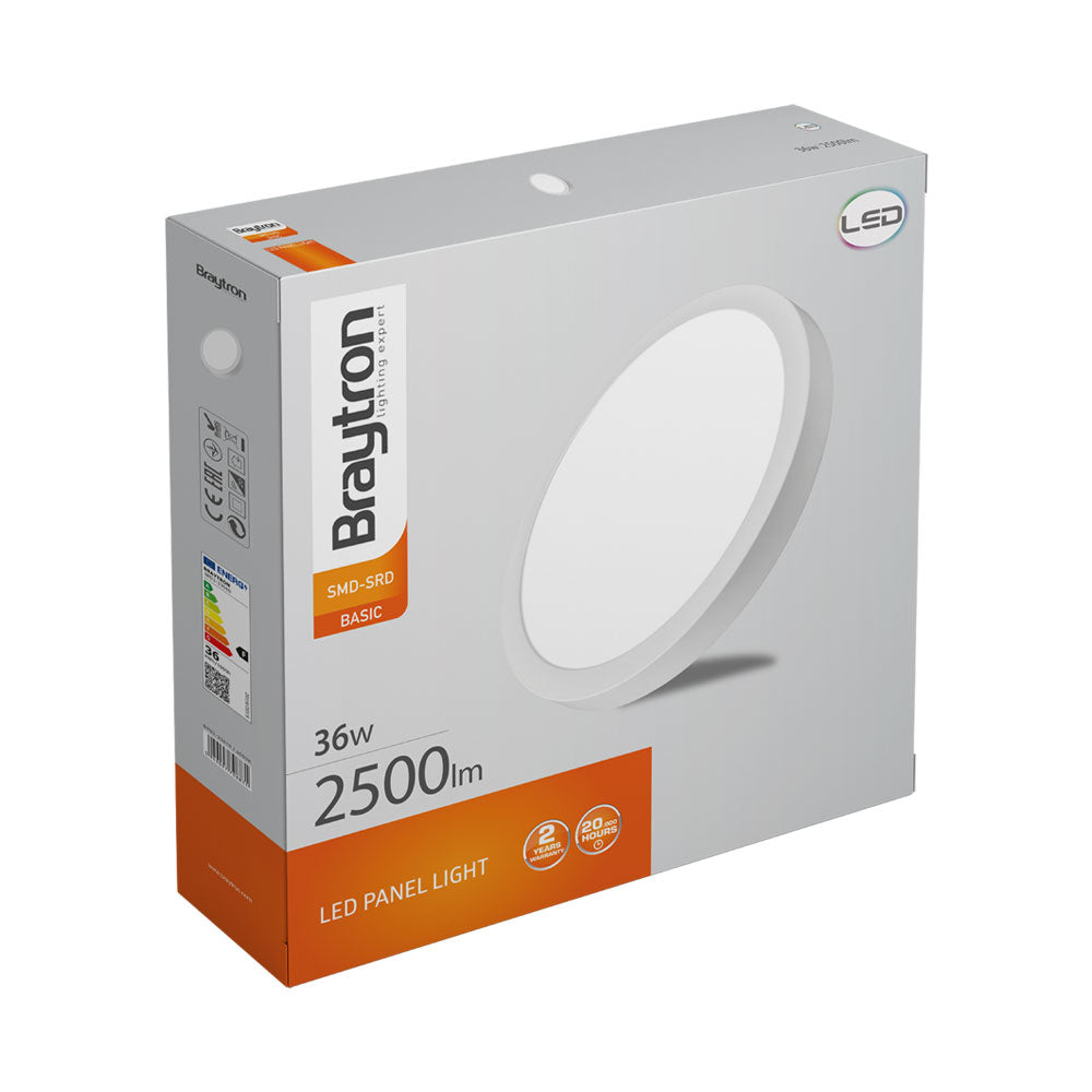 BRY-SMD-SRD-36W-OKRUGLI-BELI-4000K-NADGRADNI LED PANEL