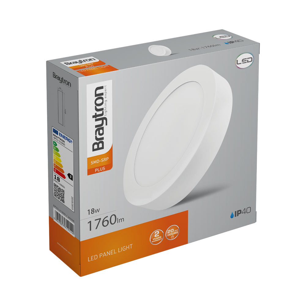 BRY-SMD-SRP-18W-OKRUGLI-BELI-3000K-NADGRADNI LED PANEL
