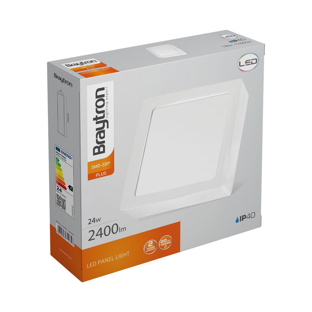 BRY-SMD-SRP-24W-KVADRATNI-BELI-3000K-NADGRADNI LED PANEL