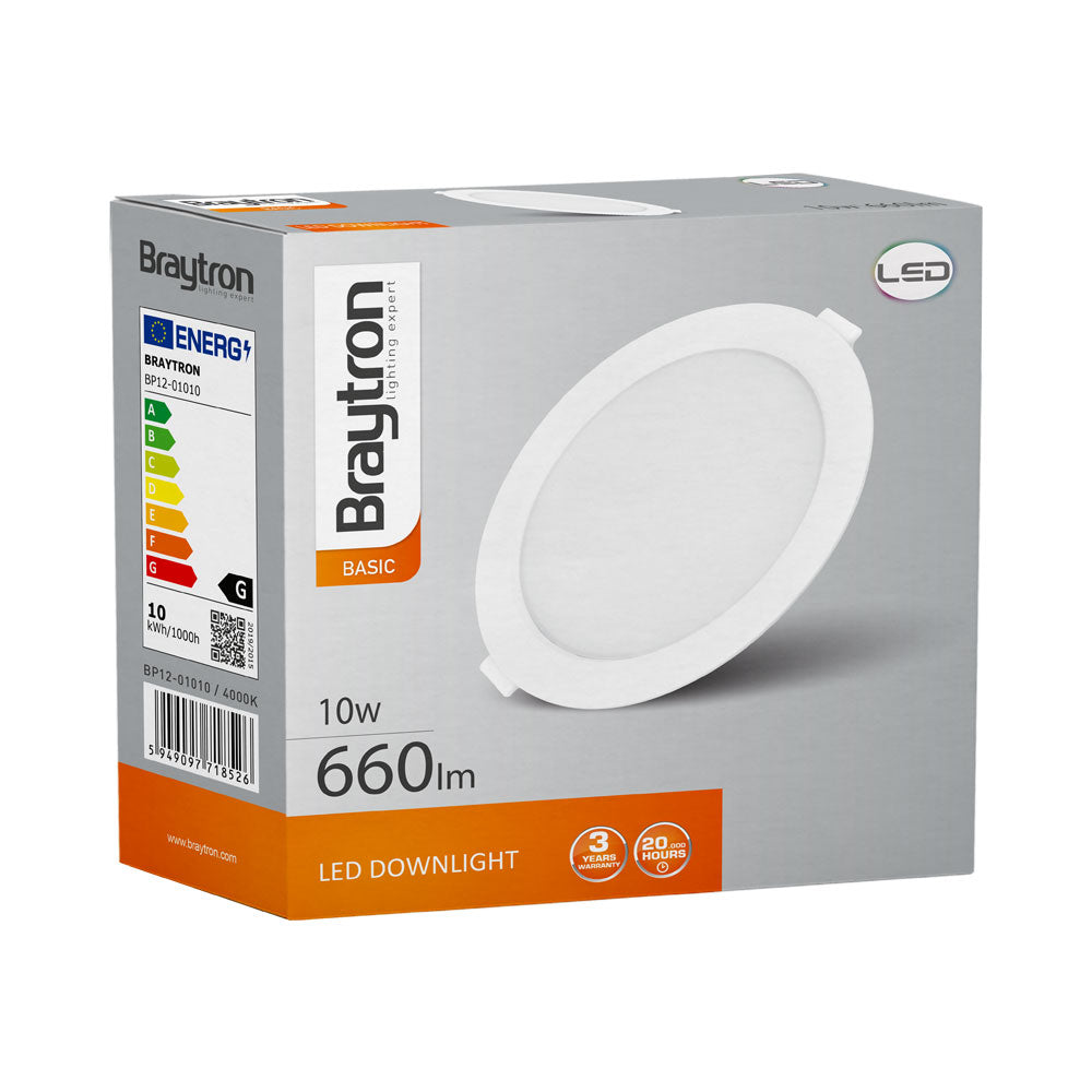 BRY-BASIC-10W-4INC-BELA-4000K-LED SPOT SVETILJKA-DAUNLAJTER