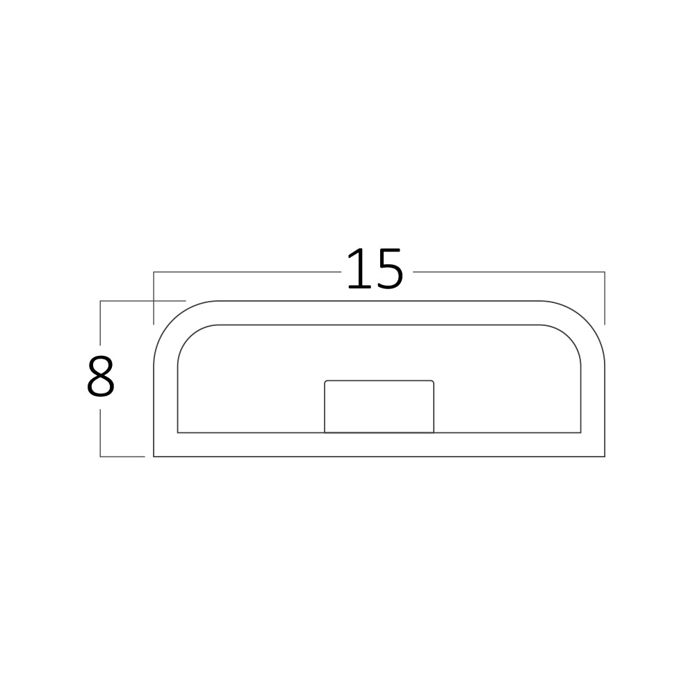 BRY-ECOLINE-120L-2835-4000K-220V-8W-IP54-LED TRAKA