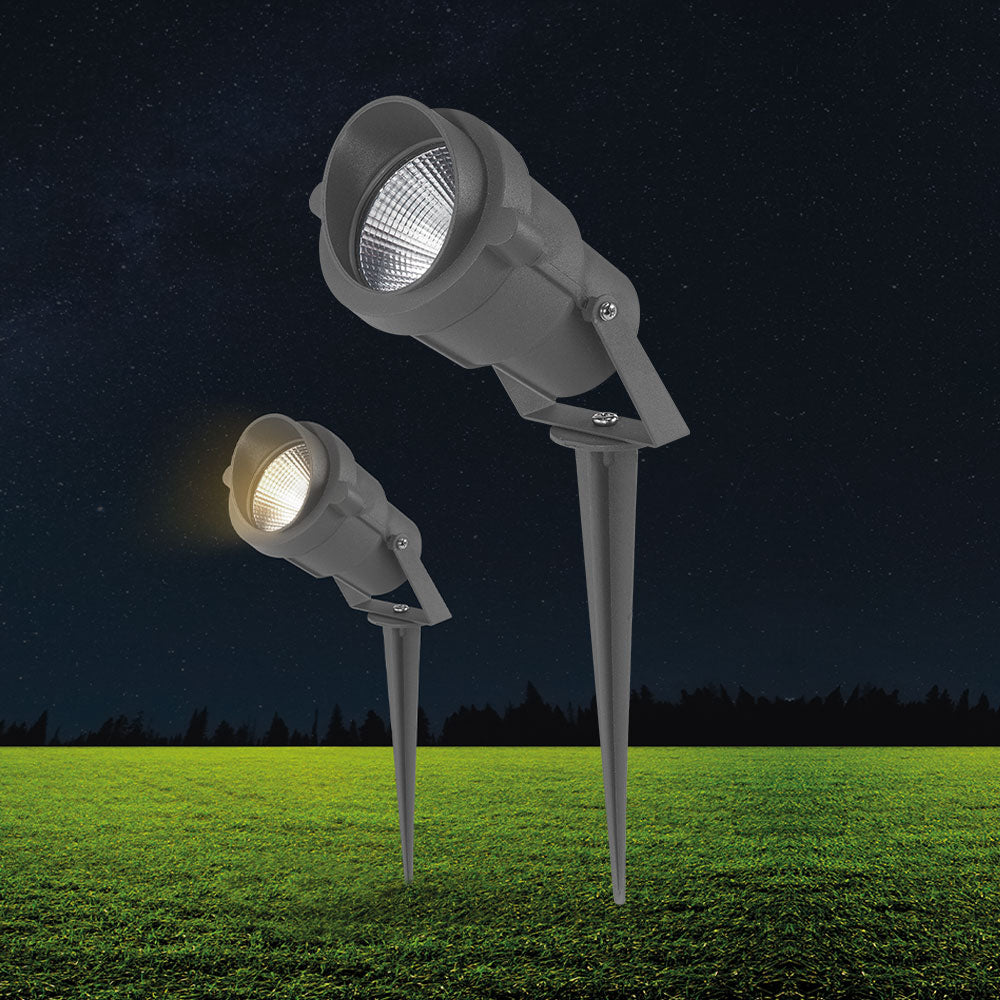 BRY-SPOTLUX-9W-SIVA-3000K-IP65-LED UBODNA BAŠTENSKA SVETILJKA