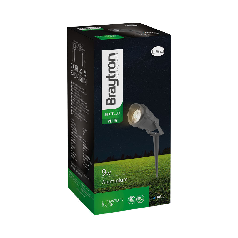 BRY-SPOTLUX-9W-SIVA-3000K-IP65-LED UBODNA BAŠTENSKA SVETILJKA