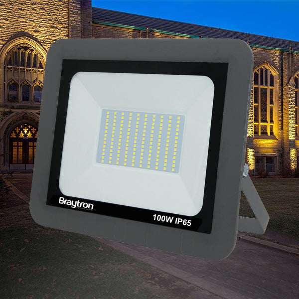 BRY-FLOOD-SD-100W-GRY-3000K-IP65-LED REFLEKTOR