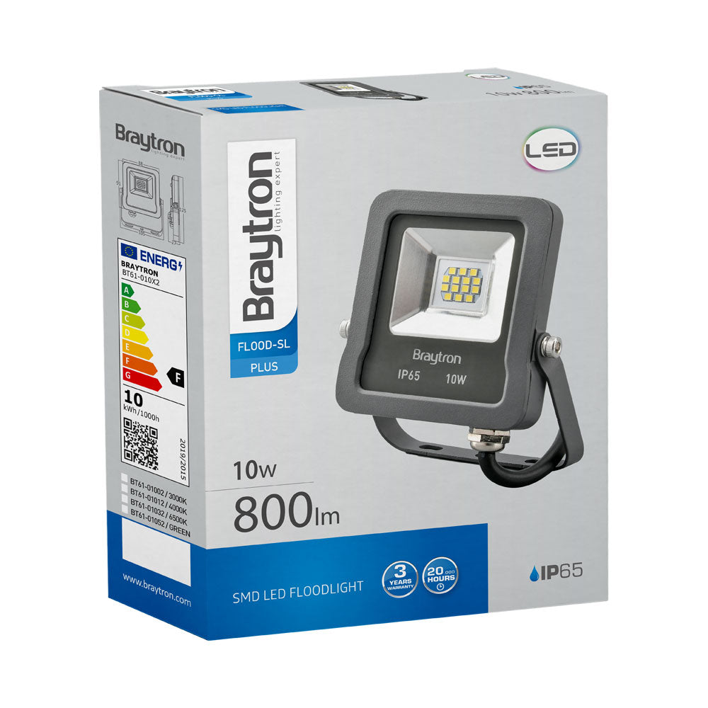 BRY-FLOOD-SL-10W-GRY-6500K-IP65-LED REFLEKTOR