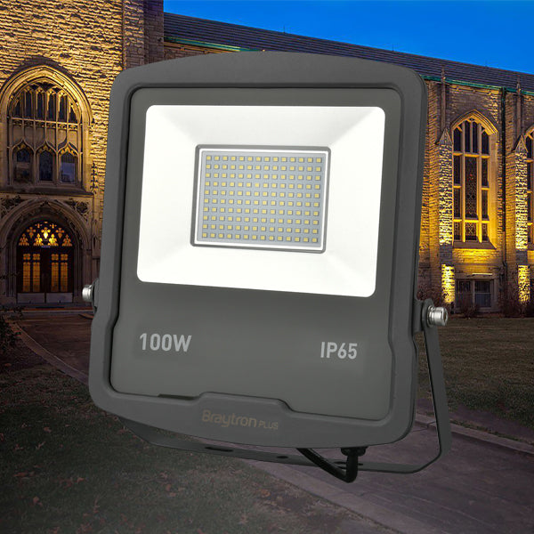 BRY-FLOOD-SL-100W-GRY-3000K-IP65-LED REFLEKTOR