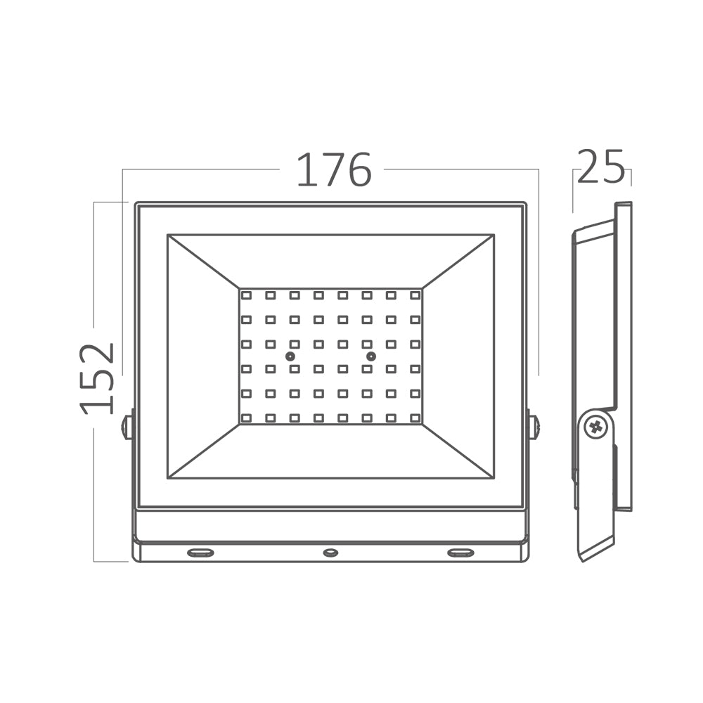BRY-FLOOD-CF-50W-CRNA-6500K-IP65-LED REFLEKTOR