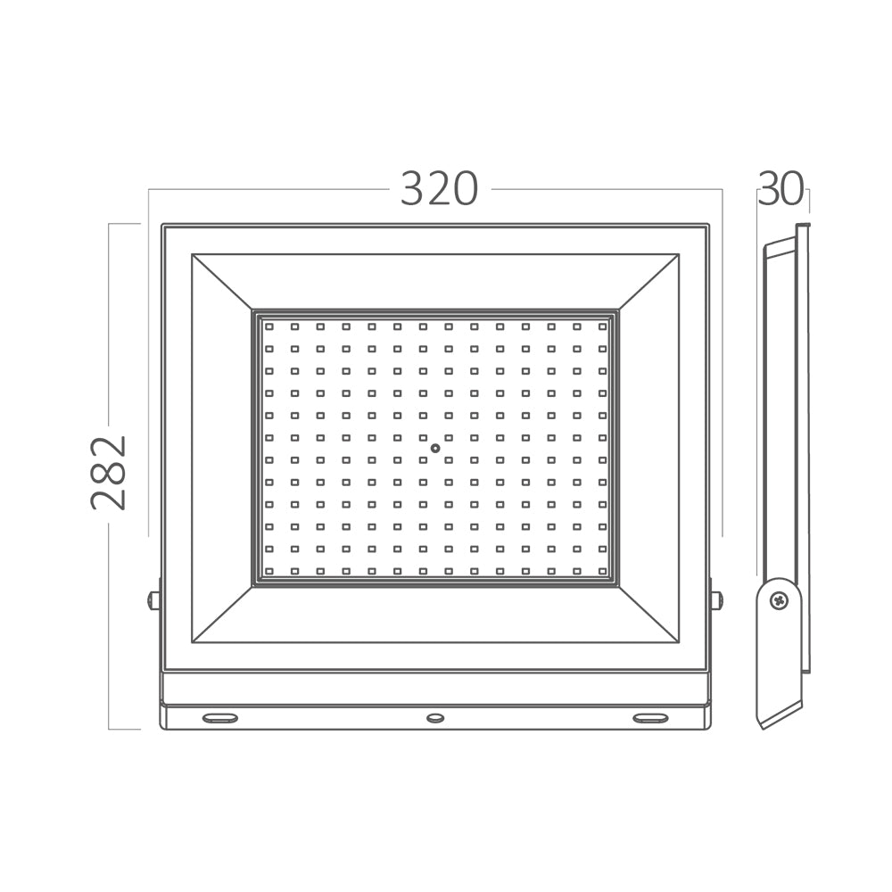 BRY-FLOOD-CF-150W-CRNA-6500K-IP65-LED REFLEKTOR