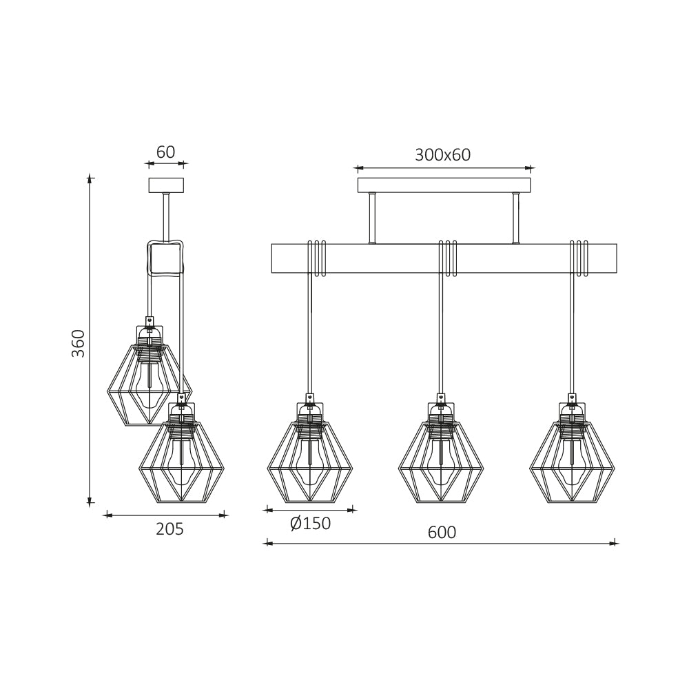 BRY-D002C-3H-3xE27-DRVO-DEKORATIVNA VISILICA