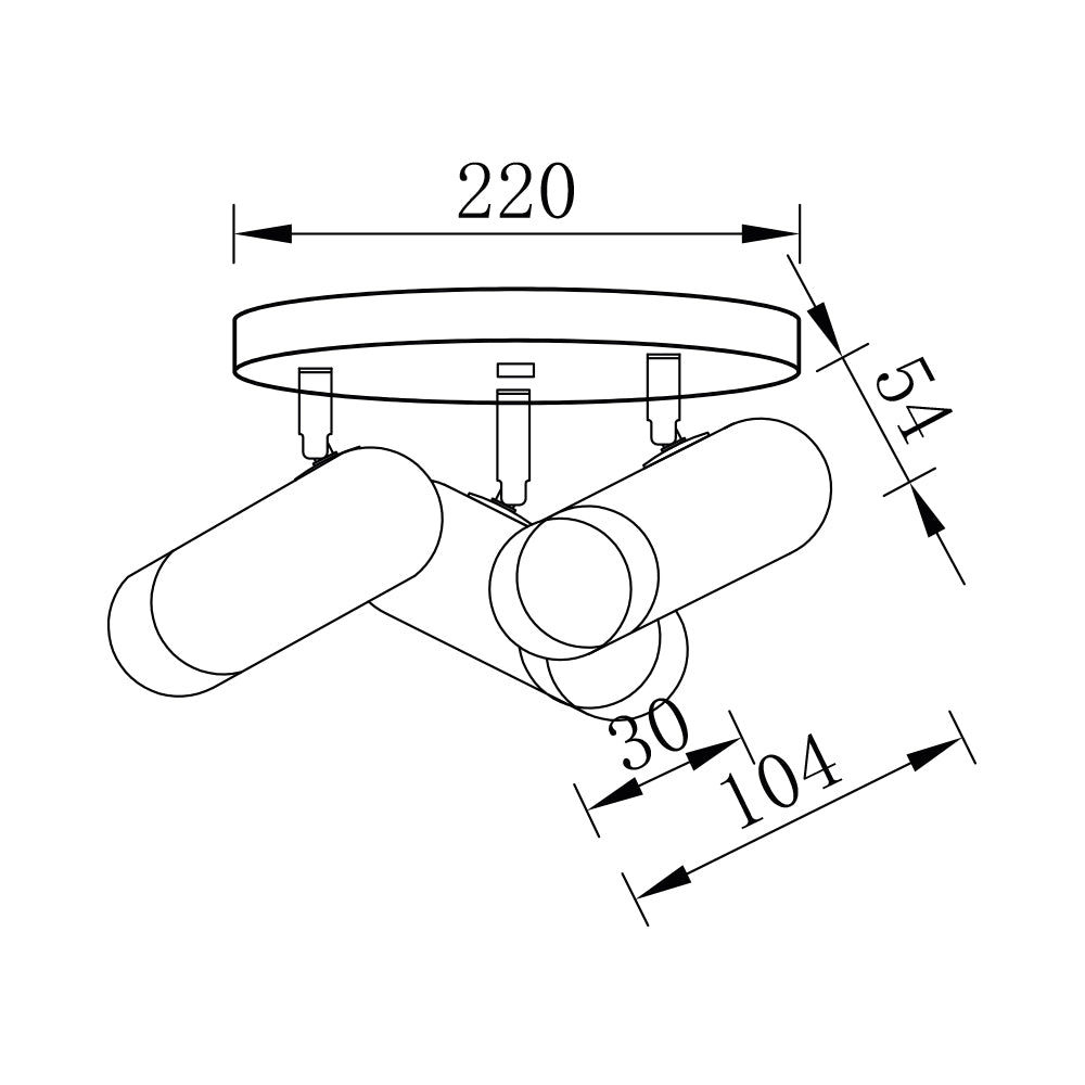 BRY-G002C-3H-3xGU10-ZLATNO-CRNA-DEKORATIVNA SVETILJKA