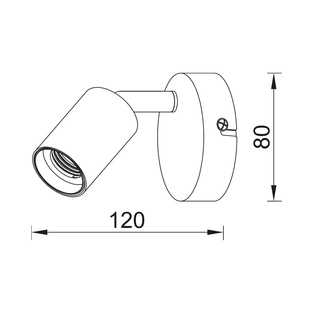 BRY-G003C-1H-1xE27-CRNA-DEKORATIVNA SVETILJKA
