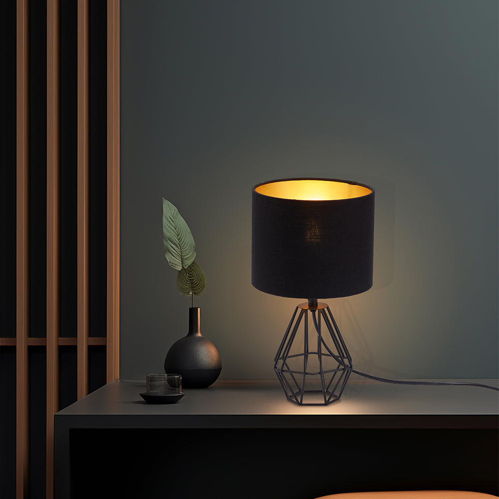 BRY-F001T-1H-1xE14-CRNA-PODNA LAMPA
