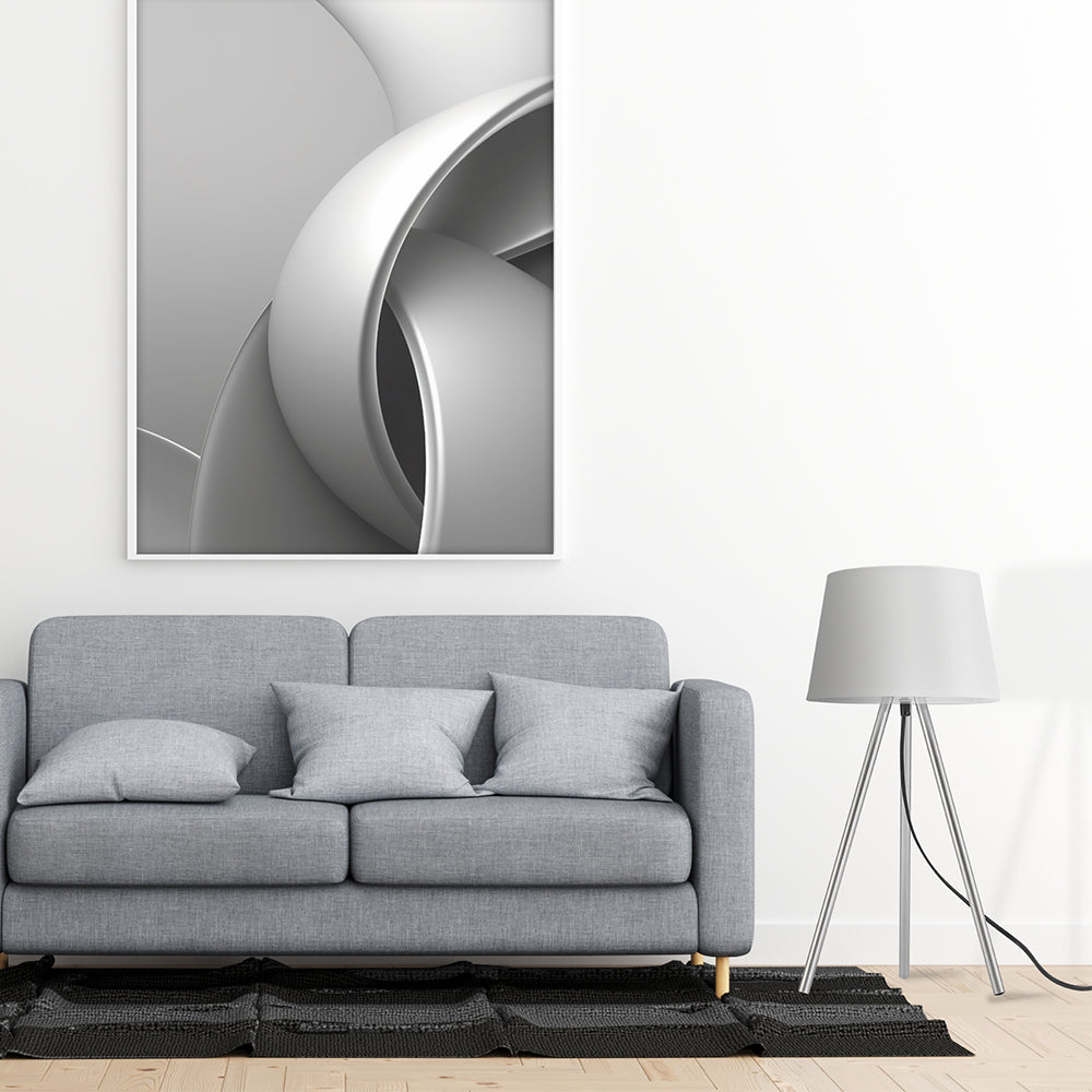 BRY-F002T-1H-1xE27-BELA-PODNA LAMPA