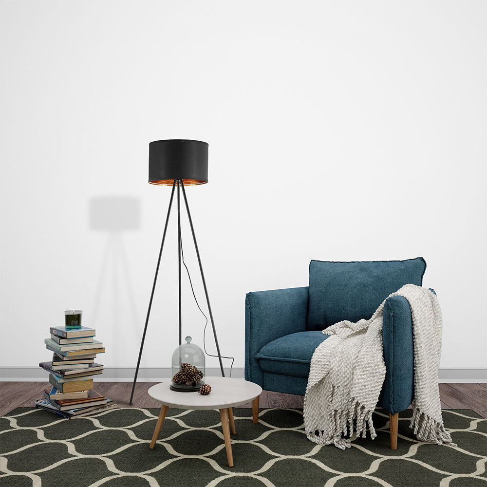BRY-F003T-1H-1xE27-CRNA-PODNA LAMPA