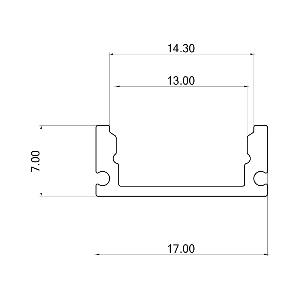 BRY-SR1707-2MT-SIVI-NADGRADNI-ALUMINIJUMSKI PROFIL